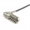 StarTech Cable de Seguridad 2m para Portátil para Ranura Nano