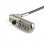 StarTech Cable de Seguridad 2m para Portátil para Ranura Nano