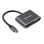 StarTech.com CDP2MDPVGA USB-Grafikadapter 3840 x 2160 Pixel Grau