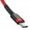 Baseus Cafule Cable USB Tipo-C a Tipo-C Carga Rápida 3.0 Power Delivery 2.0 60W 2m Rojo