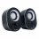 Equip Life Colunas 2.0 USB 6W Preto