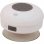 Conceptronic CSPKBTWPSUCW Altavoz con Ventosa Impermeable Inalámbrico 3W Gris/Blanco