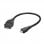 Hama Cable OTG Micro USB B a USB A Macho/Hembra 15cm Negro