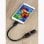 Hama Cable OTG Micro USB B a USB A Macho/Hembra 15cm Negro