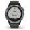 Garmin Fénix 6 Solar 47mm Plata con Correa Negra