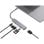 Laptop-Dock Conceptronic DONN02G Aluminium USB-C HDMI SD USB 3.2 60 W