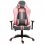 Vinsetto Silla Gaming Ergonómica Reclinable Rosa/Gris