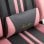 Vinsetto Silla Gaming Ergonómica Reclinable Rosa/Gris