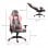 Vinsetto Silla Gaming Ergonómica Reclinable Rosa/Gris