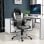 HomCom Silla Gaming Ergonómica Gris/Negro