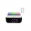 Sunstech FRD50BTWC Radio Despertador Bluetooth con Base Carga Inalámbrica Blanco