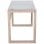 HomCom Mesa de Escritorio 120x60x75cm Blanca