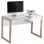 HomCom Mesa de Escritorio 120x60x75cm Blanca
