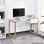 HomCom Mesa de Escritorio 120x60x75cm Blanca
