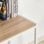 HomCom Mesa Escritorio con Estantes 140x125x149 cm Madera/Blanco