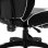 Vinsetto Silla Ergonómica con Reposapiés Blanca/Negra
