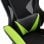 Vinsetto Silla Gaming con Reposapiés Verde/Negra