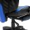 Vinsetto Silla Gaming con Reposapiés Azul/Negra