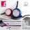 Bergner Jumpy Set 3 Sartenes de Aluminio 20, 24 y 28cm + 3 Utensilios San Ignacio Jolie