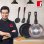Bergner Set de Sartenes Rosas de Aluminio 20 y 24 cm + Set de 2 Utensilios de Cocina