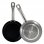 Bergner Professional Chef Platinum Set 2 Sartenes de Aluminio 20 y 24cm + Olla a Presión 5L