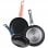 Bergner Nórdica Set de Sartenes de Aluminio 18, 20 y 24 cms + Set de 5 Utensilios de Cocina