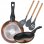 Bergner Neon Classic Set de 2 Sartenes de Aluminio 20 y 24cm + Set de 3 Utensilios San Ignacio Daimiel