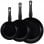 San Ignacio Set 3 Sartenes de Aluminio 20, 24 y 28cm + 3 Utensilios