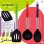 San Ignacio Set 3 Sartenes de Aluminio 20, 24 y 28cm + 3 Utensilios + 3 Recipientes Herméticos