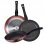 San Ignacio Venus Set 3 Sartenes de Aluminio 20, 24 y 28cm + 3 Utensilios