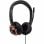 V7 Cuffie k-12 per l'istruzione Safesound con microfono, limitazione del volume, antimicrobico, cavo da 2 m, 3,5 mm, laptop, Chromebook, PC - Nero, rosso