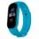 Bracelet lisse bleu clair cool pour Xiaomi Mi Band 5 / 6 / 7 / Amazfit Band 5