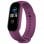 Cool Violet Smooth Strap pour Xiaomi Mi Band 5 / 6 / 7 / Amazfit Band 5
