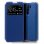 Cool Funda Flip Cover Liso Azul para Xiaomi Redmi 9