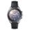 Samsung Galaxy Watch3 Bluetooth NFC GPS 41mm Super AMOLED Silber Schwarzes Leder IP68 SpO2