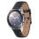 Samsung Galaxy Watch3 Bluetooth NFC GPS 41mm Super AMOLED Silber Schwarzes Leder IP68 SpO2