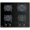 Teka GBC 64000 Placa de Gas Natural 4 Zonas Cristal Negro