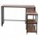 Homcom Mesa de Oficina en Forma de L con Estantes 152x152x78cm Nogal