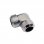 Alphacool Eiszapfen 13mm HardTube Conector en L de 90 ° para Tubos de Plexi-Latón Cromo