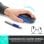 Logitech M190 Mouse Ambidestro RF Wireless Ottico 1000 DPI Azurro