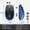 Logitech M190 Mouse Ambidestro RF Wireless Ottico 1000 DPI Azurro