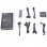 Lian-Li Bora Digital Pack 3 Ventiladores 120mm ARGB Plata