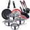 San Ignacio Faro Batería de Cocina 7 Piezas + Set de Utensilios