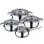 San Ignacio Faro Batería de Cocina 4 Piezas + Set de 3 Sartenes