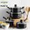 San Ignacio Porto Batería de Cocina 4 Piezas + Set de 2 Sartenes + 3 Utensilios