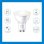 WiZ Lampadina Smart Dimmerabile Luce Bianca da Calda a Fredda Attacco GU10 50W