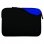 MW Funda de Neopreno y Espuma Inteligente con Interior de Polyester para MacBook Pro/ Air 13" Negra/Azul