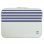 Housse en néoprène MW avec mousse intelligente et intérieur en polyester pour MacBook Pro/Air 13" Blanc/Bleu