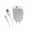 Muvit für Change Pack USB-Ladegerät 2,4 A 12 W + Lightning-Kabel 2,4 A 1,2 m, weiß