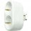 Garza Adaptador Schuko Doble Frontal con Toma Tierra